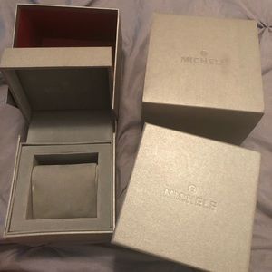 Michele empty watch case